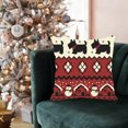 thumbnail image 1 of Seyotauo Christmas Pillow Cover 18x18 Inch Nylon Spandex with Festive Patterns Pillowcase - Christmas Decorations for Sofa, Bedroom, Indoor Christmas Decor, Breathable Durable Home Decor, 1 of 6