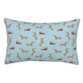 thumbnail image 1 of Balery Dachshund Dog Funda de Cojín Estampada, Regalos para Mujeres, Regalos de Amor para Ella, Regalos para Novia o Esposa, Funda de Almohada-14"x20", 1 of 6