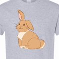 thumbnail image 4 of Inktastic Easter Cute Floppy Ear Brown Bunny T-Shirt, 4 of 5