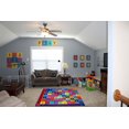 thumbnail image 2 of Tapis rectangle amusant pour enfant multiplication multicolore nylon, 2 of 2