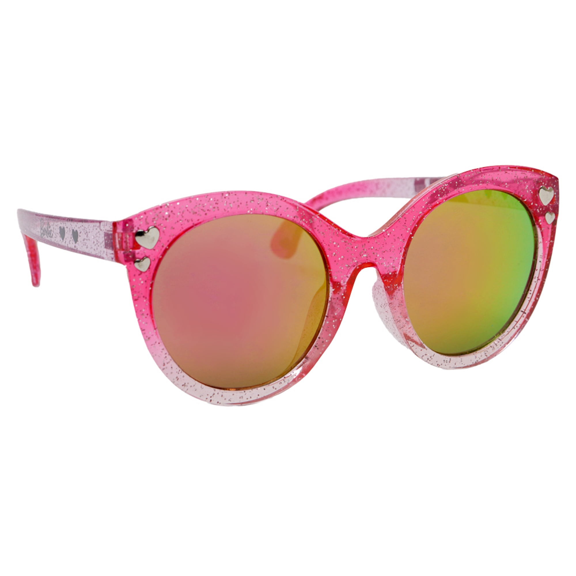 Barbie Pink Glitter Cateye Kids Sunglasses - Walmart.com display picture 1