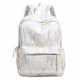 thumbnail image 6 of BUTIED 16.5'' Corduroy Schoolbag for 4-13 Women, Cute Books Bag, Lightweight Backpack Perfect Birthday Gift, 6 of 6