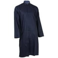 thumbnail image 1 of Hijaz Navy Blue Diamond Printed Soft Cotton Formal Two Pocket Kurta Mandarin Collar - Large, 1 of 3