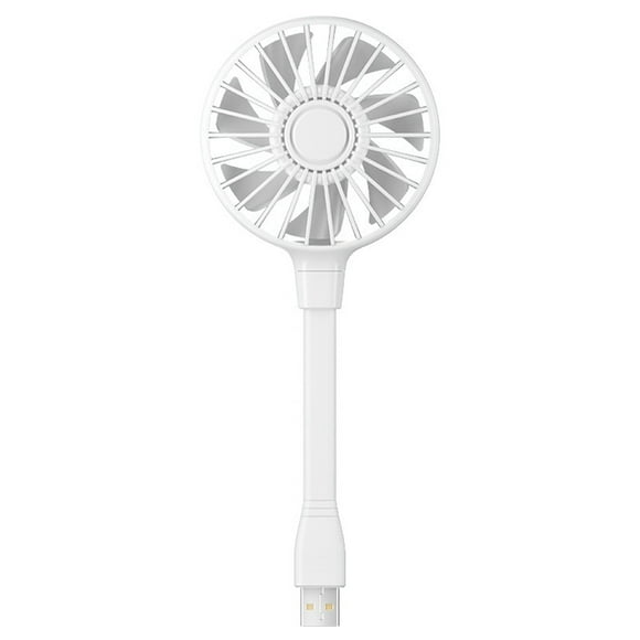 Ventilador USB Mini Ventilador con Cuello de Cisne Ventilador de RefrigeracióN Flexible Ventilador PortáTil para Computadora PortáTil PC MóVil Oficina el Hogar Blanco