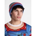 thumbnail image 5 of Chucky Men's and Big Men's Graphic Cosplay Tee and Beanie Set, 2-Piece, Sizes XS-3XL, 5 of 6