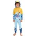thumbnail image 4 of TBWNWG Boys Long Sleeve Rash Guard Sun Swimwear Set for Kids Surfing Beach and Pool Activities, 4 of 4