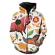 thumbnail image 1 of Sudadera con capucha y cremallera para hombre, diseño de mariposa de dibujos animados, unisex, de gran tamaño, con capucha, chaquetas, estampado 3D, para primavera y otoño., 1 of 6