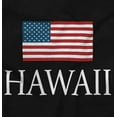 thumbnail image 2 of Hawaii Pride American Flag HI USA Plus Size Crewneck Graphic Tee Shirt Brisco Brands 2X, 2 of 5