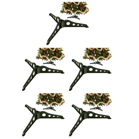 Vosarea Detachable Green Metal Xmas Tree Stand, Easy Install Home Decor