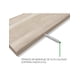thumbnail image 4 of Set de 4 Repisas Flotantes Hanlob estilo Librero 45 x 15 cm 3 Repisa Flotante Moderna, 4 of 8