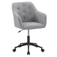 thumbnail image 4 of Natasha Upholstered Button Tufted Task Chair with Arms, 4 of 9
