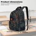 thumbnail image 7 of DISNIMO Leopard Print 17 Inch Kids School Backpack for Boys Lightweight Bookbag with Laptop Compartment, Side Pockets for Primary Middle Students, Daily Travel Use, 7 of 7