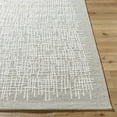 thumbnail image 4 of Hauteloom Uhuti Wool Living Room, Bedroom Area Rug - Traditional, Transitional - Light Silver, Sterling Gray, Silver Gray - 2' x 3', 4 of 7