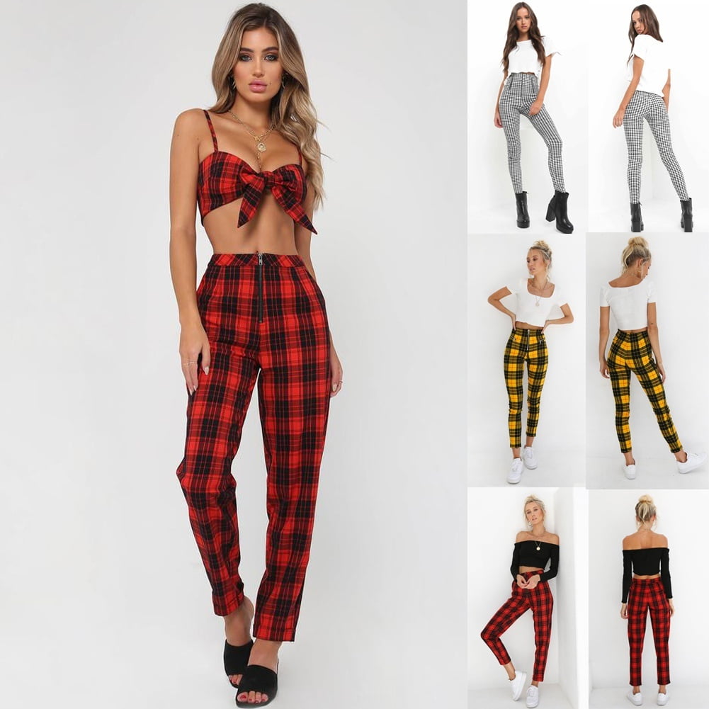 plaid sweatpants