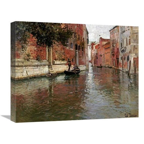 Global Gallery  A Venetian Backwater Art Print 22 in.