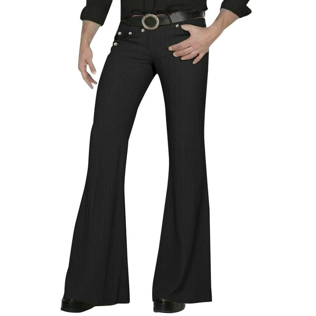 TINZ Pantalons Décontractés pour Hommes Rétro Jambes Larges Évasées Élastiques Confortables Mode Urbaine Performance Bas 4 Ans 6