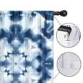 thumbnail image 4 of Blackout Kids Curtains,Blue White Tie Dye Mandala Pattern Childrens Insulated Curtains Set Of 2,Bedroom Essentials,Toddler Room Decor 42"x54", 4 of 5
