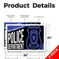 thumbnail image 2 of We Support our Police Department Yard Sign 2 Pack of 24 Inch x 36 Inch Single Sided Weatherproof Heavy-Duty Plastic with Stake | Civic Engagement, Professional Display, Bold Messaging |, 2 of 7