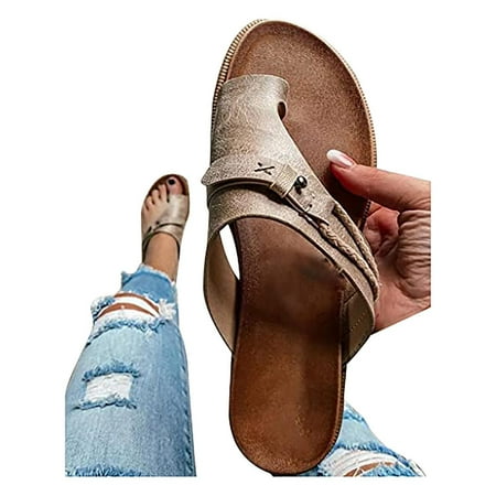 

Clearance asdoklhq Slippers for Women Indoor and Outdoor Low-heel European and American Flip Flops Women s Sandals and Women s Shoes