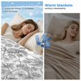 thumbnail image 2 of Gray Flowers Cooling Blanket,Lightweight Breathable Summer Throw Blanket with Double Sided Cold Effect,Farmhouse Pastoral Vintage Plants Branches Picnic Blankets Bed Sheet for Hot Sleepers 30"x40", 2 of 8