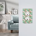 thumbnail image 5 of KLL Flamingo And Monstera Pattern Electrical Outlet Covers, 3" x 5" 1 Pack Electric Receptacle Plug Covers for Decorator Receptacle Outlet & Switch-Style S, 5 of 6