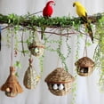 thumbnail image 3 of Farrubbyine8 Bird House Garden Birds Nest Grass Cage Woven Roosting Parrot Nest, 3 of 4