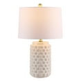 thumbnail image 3 of Safavieh Weldon 22.5 in. Textured Ceramic Table Lamp, Ivory, 3 of 4