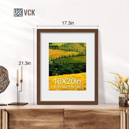 16x20 Picture Frame 2 Pack - Brown