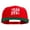Red, variant on Yeah Yeah Logo Embroidered Wool Blend Prostyle Snapback - Navy OSFM