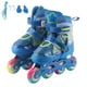 thumbnail image 1 of Patines en línea ajustables para niños y niñas, patines de ruedas con ruedas iluminadas para interiores y exteriores, color azul YUNYI BRAND  Deportes, 1 of 8