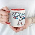 thumbnail image 3 of CafePress - Peanuts Super Dad Mugs - 11 oz Ceramic Mug - Novelty Coffee Tea Cup, 3 of 3