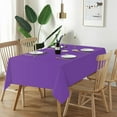 thumbnail image 6 of 10 Pack Purple Plastic Tablecloth Disposable Table Covers for Parties Bridal Shower Birthday Engagement Wedding, Fits 6 to 8 Foot Rectangle Tables (54 × 108 Inch)", 6 of 6