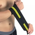 thumbnail image 1 of CNKOO 1 Pce Support de Poignet de Sport Long en Nylon Élastique Réglable pour Musculation Entraînement Physique Bracelet de Protection pour Entorse de Gym, 1 of 12