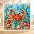 thumbnail image 4 of Ocean Theme Pearl Art DIY Kit, Crab DIY Pearl Painting Set, Sparkling Coastal Wall Decoration with Crab Diamond Pearl Art for Beach Enthusiasts, 4 of 7
