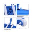 thumbnail image 4 of 14" Weighted Pool Vacuum with Wheels and Side Brush, Blue, 4 of 7