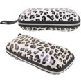 thumbnail image 2 of 2 Pcs Simples Lunettes Boîtes de Protection en Cuir Cadre Cas de Stockage pour la Protection, 2 of 7