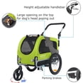 DOGGYHUT® Premium M Pet Bike Trailer & Stroller 2in1,for Dogs up to