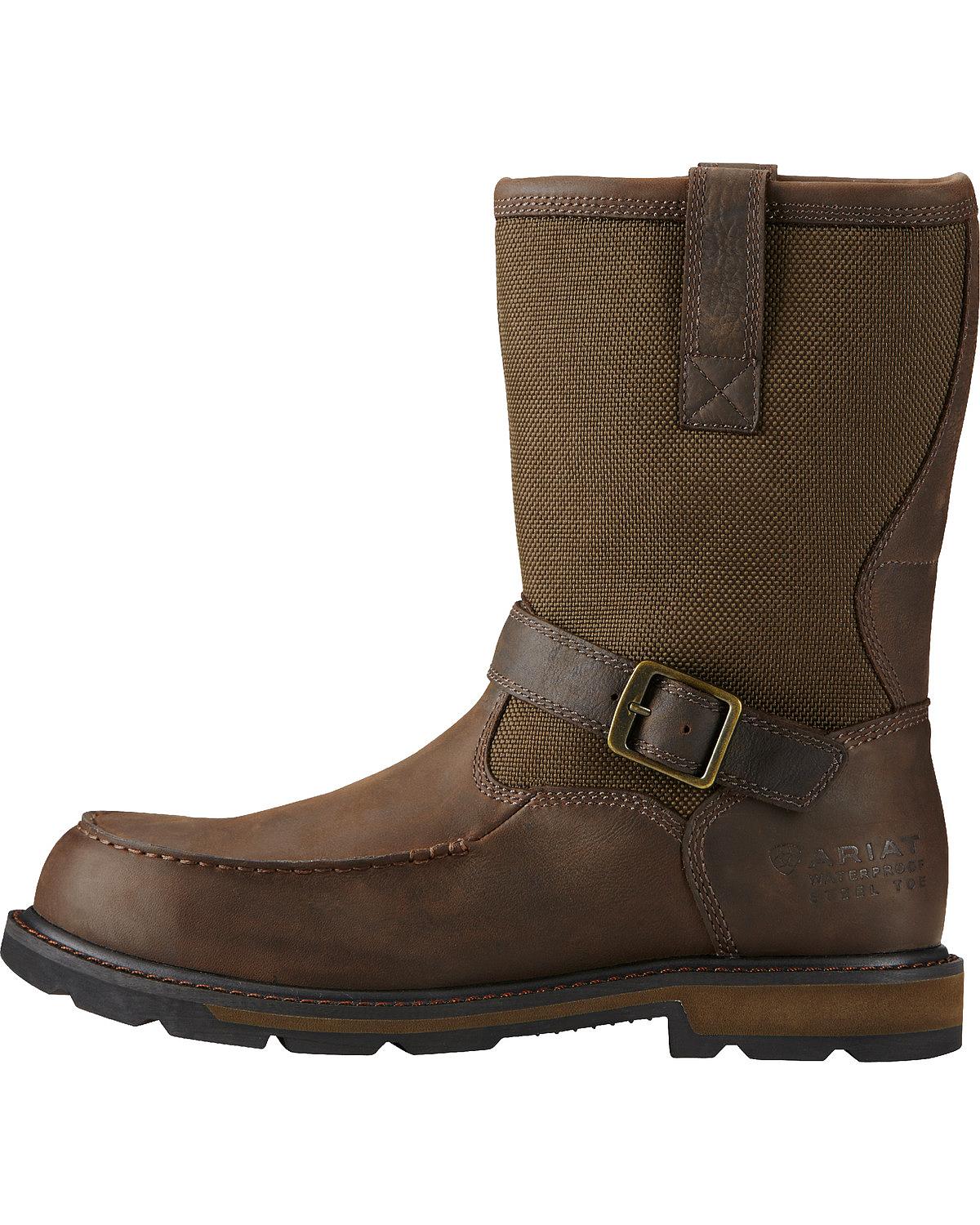 ariat moc toe work boots