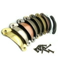 thumbnail image 2 of Ruibeauty 4Pcs Antique Drawer Shell Handle Tin Sheet Retro Semicircle Home Decoration, 2 of 5