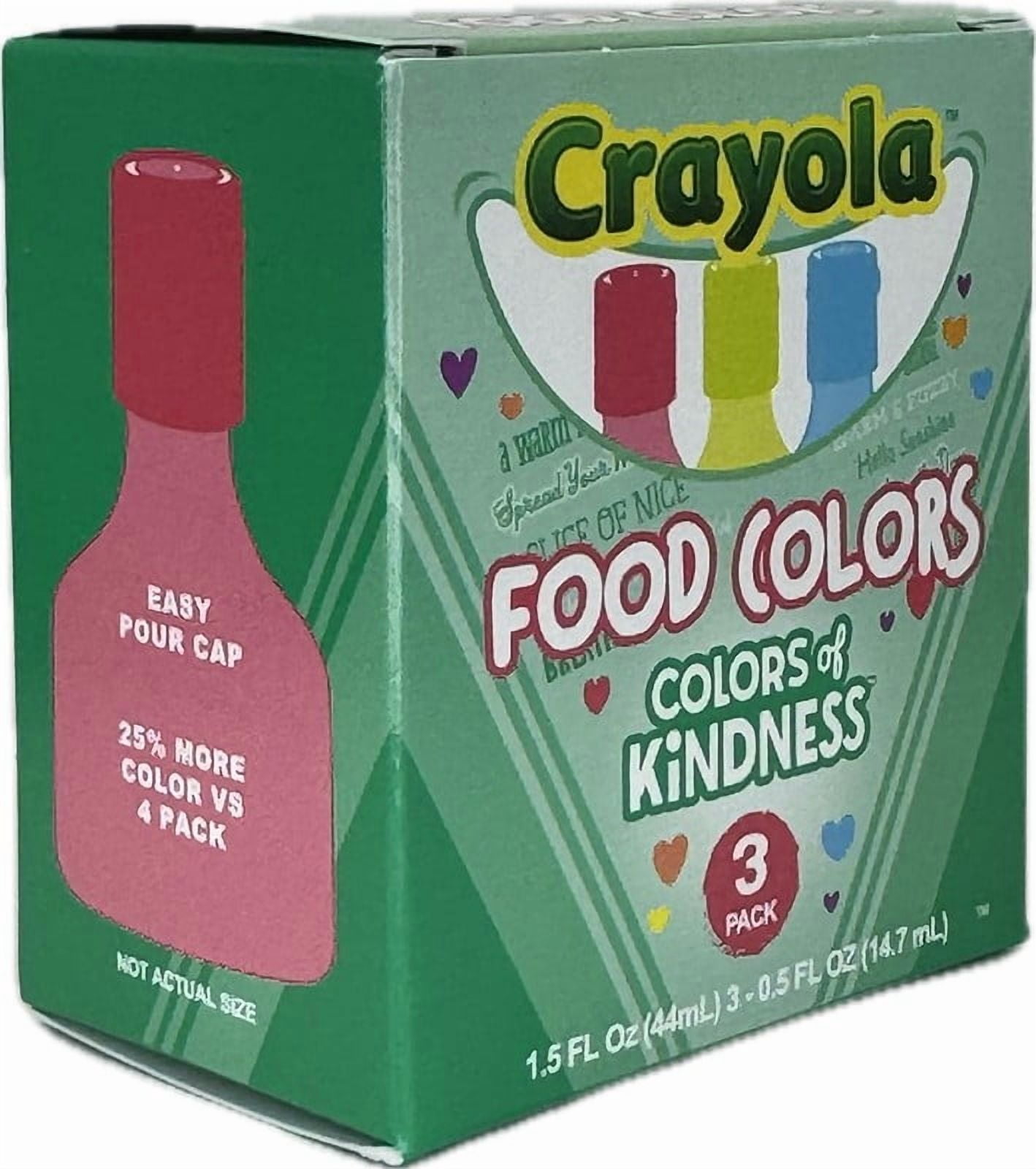 (3 pack) Crayola Color of Kindness Food Color