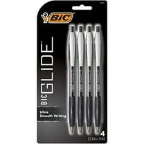 BIC Atlantis Original Retractable Ball Pen, Medium Point (1.0mm), Black, 4-Count