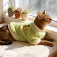 thumbnail image 5 of FeiFu Winter Pet Hoodie with Ears Fleece Lined Warm Dog Sweatshirt Soft Comfortable Cold Weather Clothes for Puppy Kitten Outdoor Walking, 5 of 6