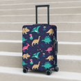 thumbnail image 5 of Uemuo Cartoon Dinosaur Printed Washable Luggage Cover - Fashion Suitcase Protector Fits 18-32 Inch Luggage -Medium, 5 of 9