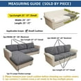 thumbnail image 2 of Sanmadrola Couch Covers 2023 New Wear-Resistant Universal Sofa Cover Stretch Couch Cushion Slipcovers Replacement, Anti-Slip L Shape Sofa Covers, Chaise Lounge Sofa Slipcover Dark Gray Single Seat, 2 of 7