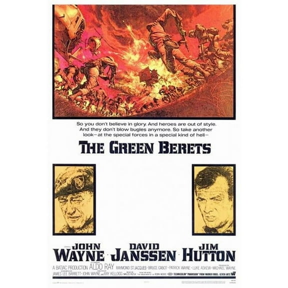 The Green Berets Movie Poster Print (27 x 40)