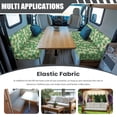 thumbnail image 3 of Yuyamidu Green Leaf RV Dinette Cushion Slipcover Daisy RV Couch Covers for Sofa St. Patrick's Day Camper Couch Cover for RV Camper Sofa 1 Bench Cover 1 Backrest Cover, 3 of 7