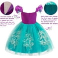 thumbnail image 6 of Mermaid Princess Costume Girls Dress Halloween Birthday Outfit Cosplay Costume, 6 of 6