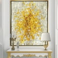 thumbnail image 2 of Designart ' Glam Yellow Explosion Blocks ' Modern & Transitional Framed Canvas, 2 of 3