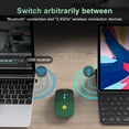 thumbnail image 2 of Mouse inalámbrico CC Store Bluetooth 2.4 GHz recargable con LED, 2 of 8