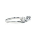 thumbnail image 3 of 1/4ct Diamond Engagement Ring Wedding Band Enhancer 14K White Gold, 3 of 3